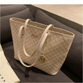 Custom Printed Tote Bag, Large Capacity Women Commuter Shoulder Bag Support Logo Customization