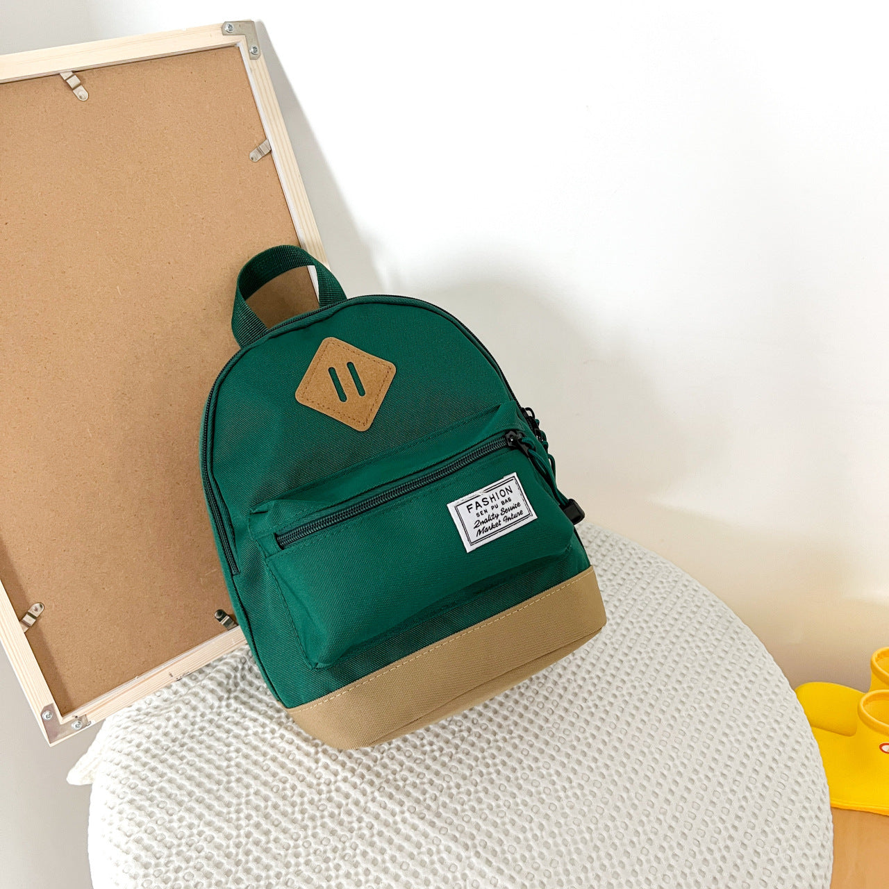 Custom Japanese Color-Block Mini Backpacks for Kids | Kindergarten School Bags Direct from Manufacturer