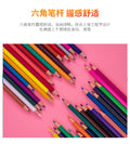 Custom Hexagonal Colored Pencils, Drawing Pencils for Students Logo Customizable